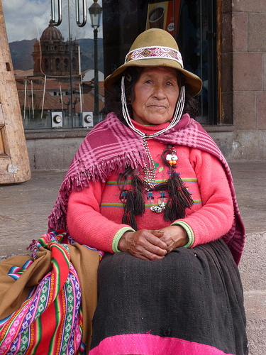 The lady at McDonalds in Cusco in Peru | Heather on her travels