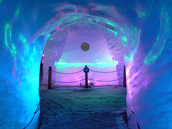 Inside The Glacier At The Mer De Glace Above Chamonix Heather On Her Travels