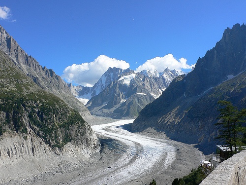 Inside The Glacier At The Mer De Glace Above Chamonix Heather On Her Travels