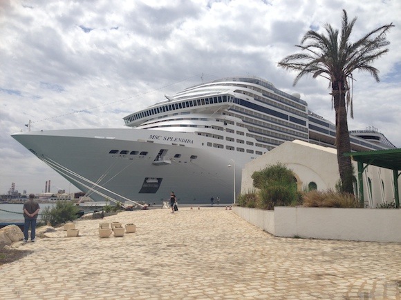 MSC Splendida at Tunis Photo: Heatheronhertravels.com MSC Splendida at Tunis Photo: Heatheronhertravels.com