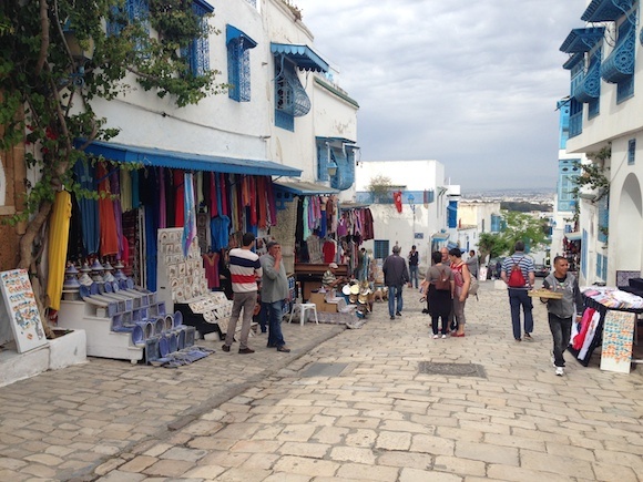 Main Street at Sidi Bou Said Photo: Heatheronhertravels.com Main Street at Sidi Bou Said Photo: Heatheronhertravels.com