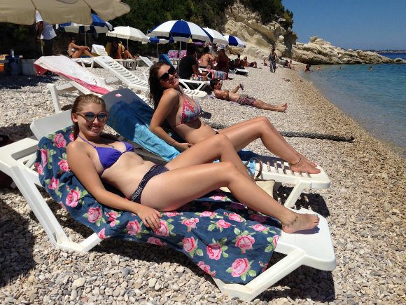 Candid Beach Nudes Clitoris - 6 things the English girls get So wrong on the beach in Greece! | Heather  on her travels